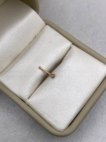 Piercing chispa circon blanco