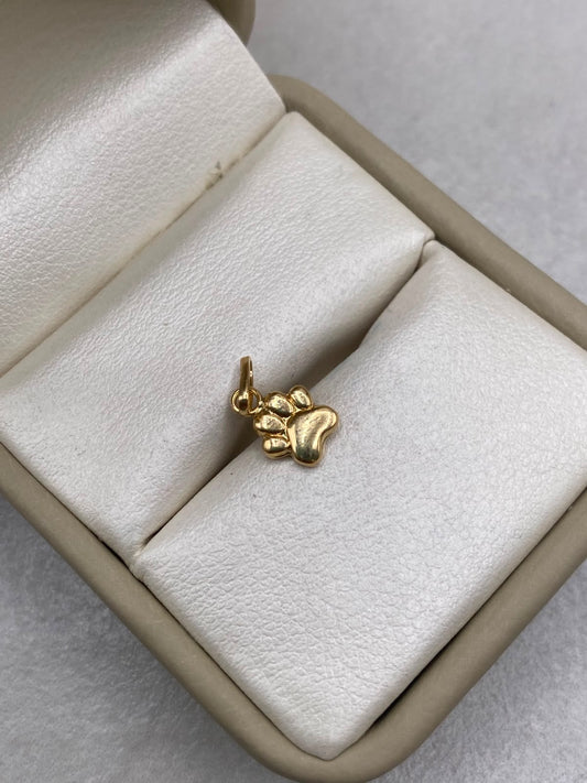 Dije huella Oro amarillo 18k 0,35 Gr / 6,80 mm / 1,5 Cm