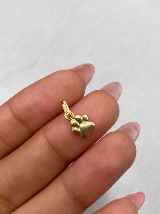 Dije huella Oro amarillo 18k 0,35 Gr / 6,80 mm / 1,5 Cm