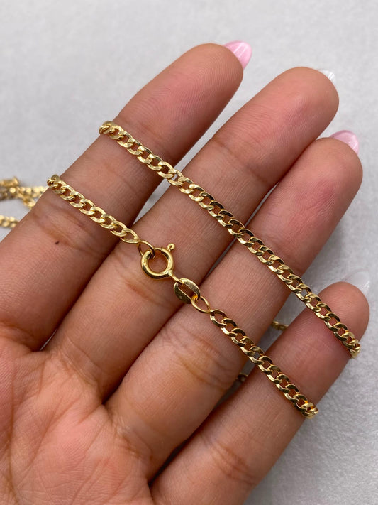 Cadena It cubana Oro amarillo 18k 5,45 Gr / 3,0 mm / 60 Cm