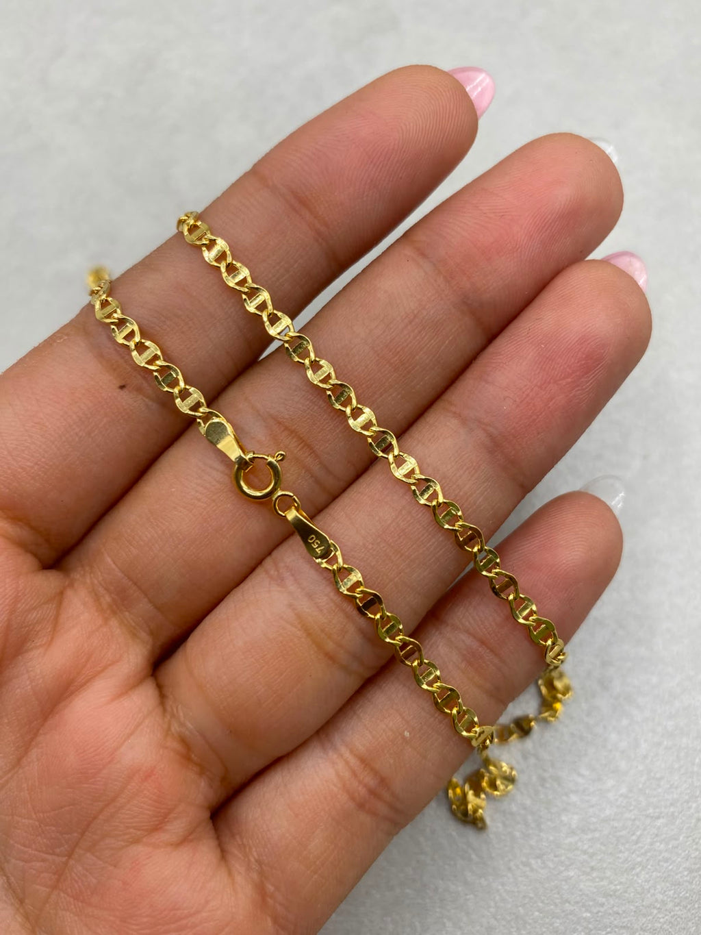 Cadena It plana Oro amarillo 18k 3,18 Gr / 3,0 mm / 60 Cm