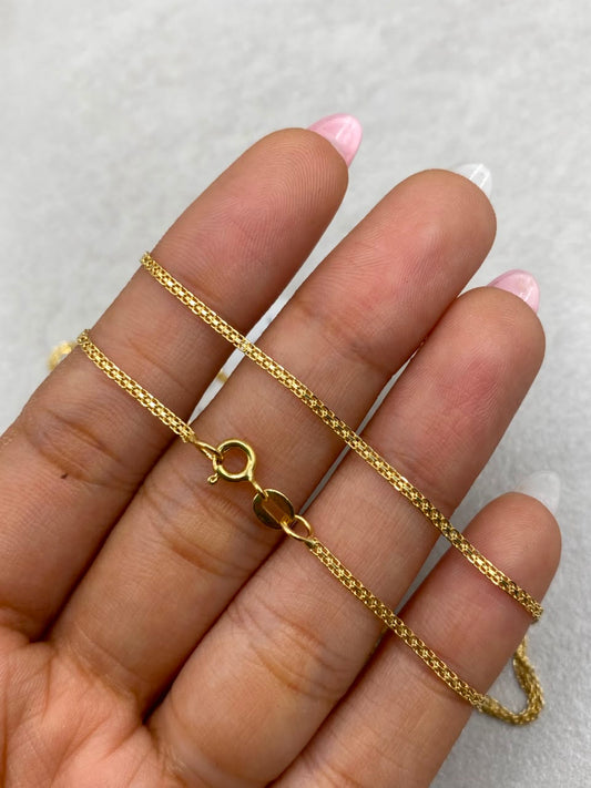 Cadena It china Oro amarillo 18k +1 / 3,20 Gr / 1,43 mm / 60 Cm