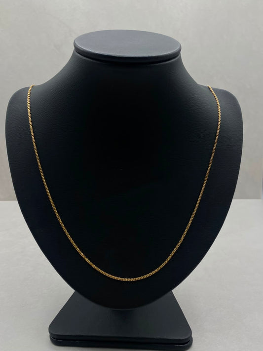 Cadena It china Oro amarillo 18k +1 / 3,20 Gr / 1,43 mm / 60 Cm