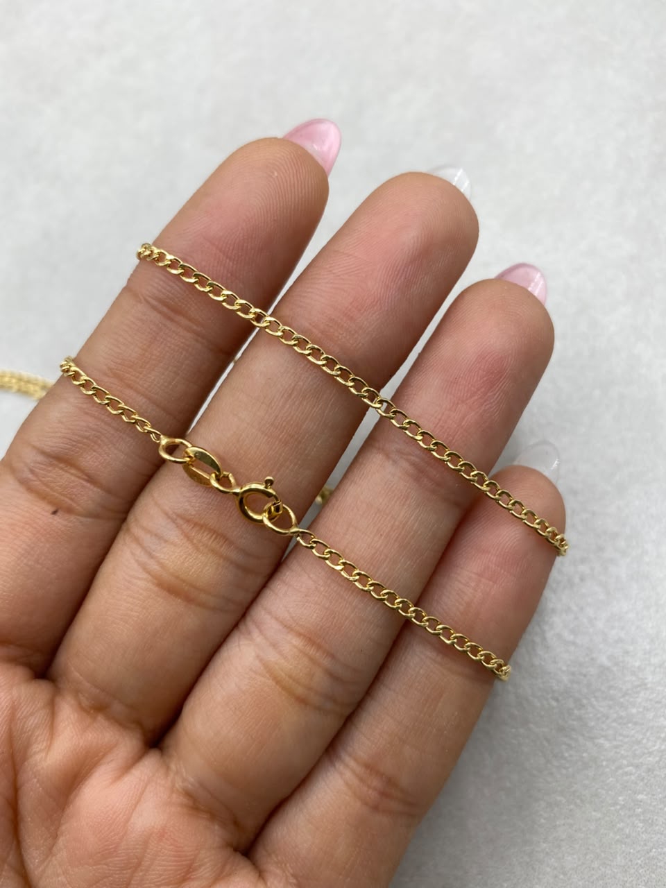 Cadena It Cubana Oro amarillo 18k 2,72 Gr / 2,5 mm / 60 Cm