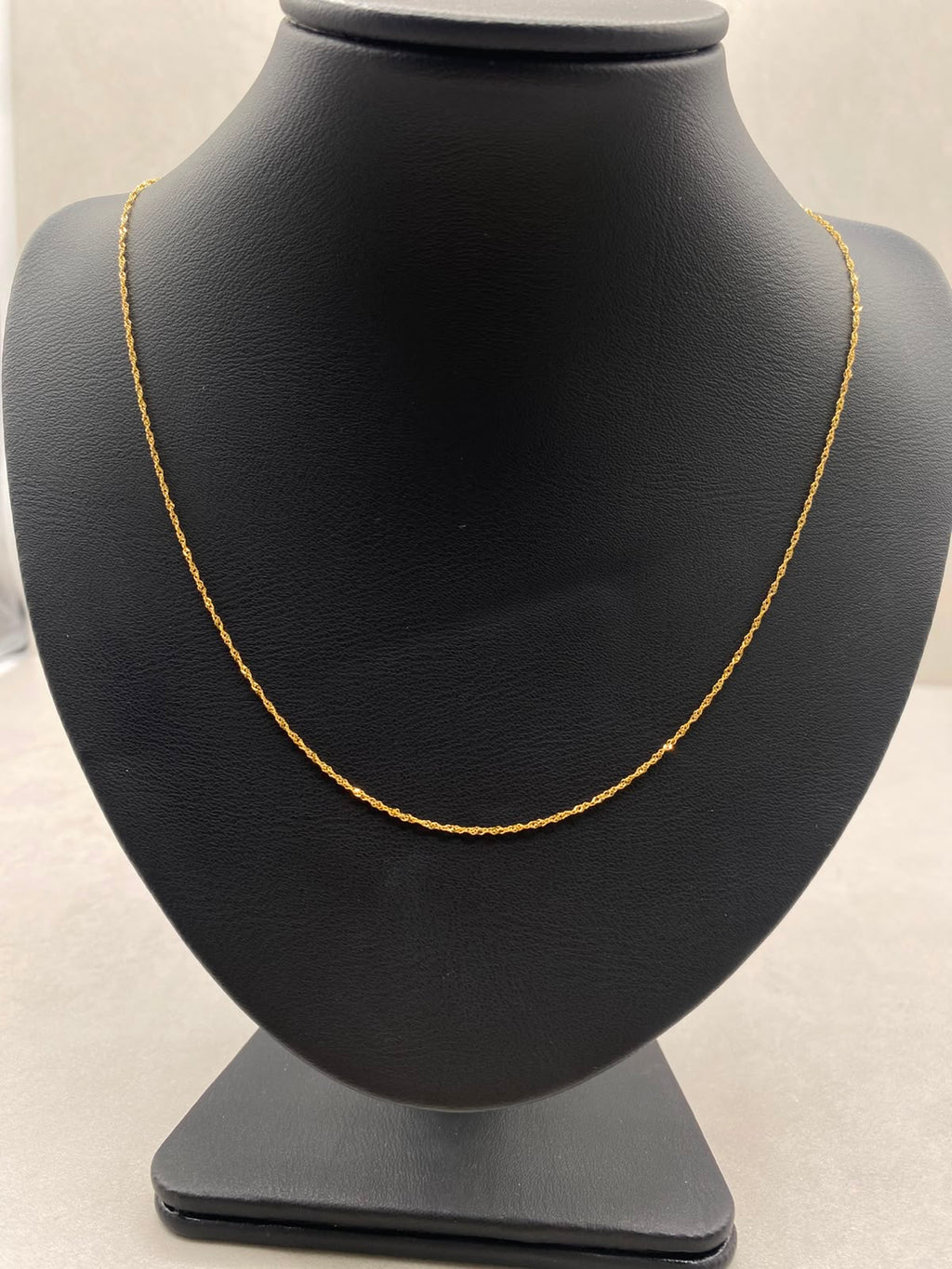 Cadena It singapur Oro amarillo 18k +1 / 1,15 Gr / 1,0 mm / 50 Cm