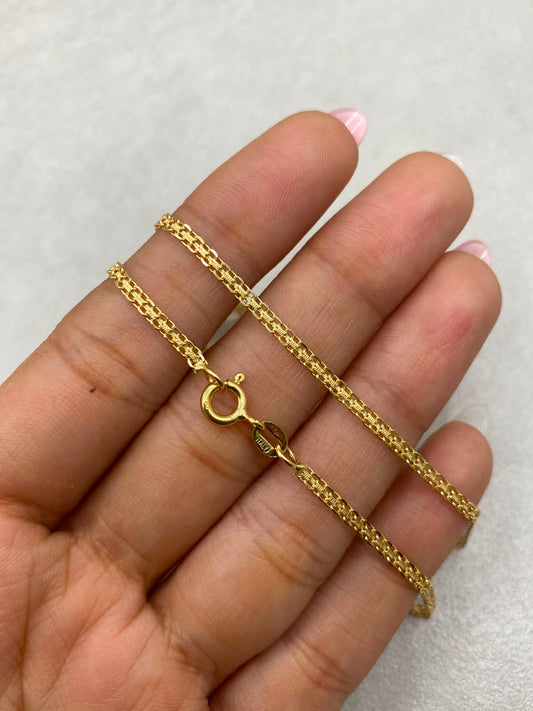 Cadena It china Oro amarillo 18k +1 / 4,70 Gr / 3,0 mm / 50 Cm
