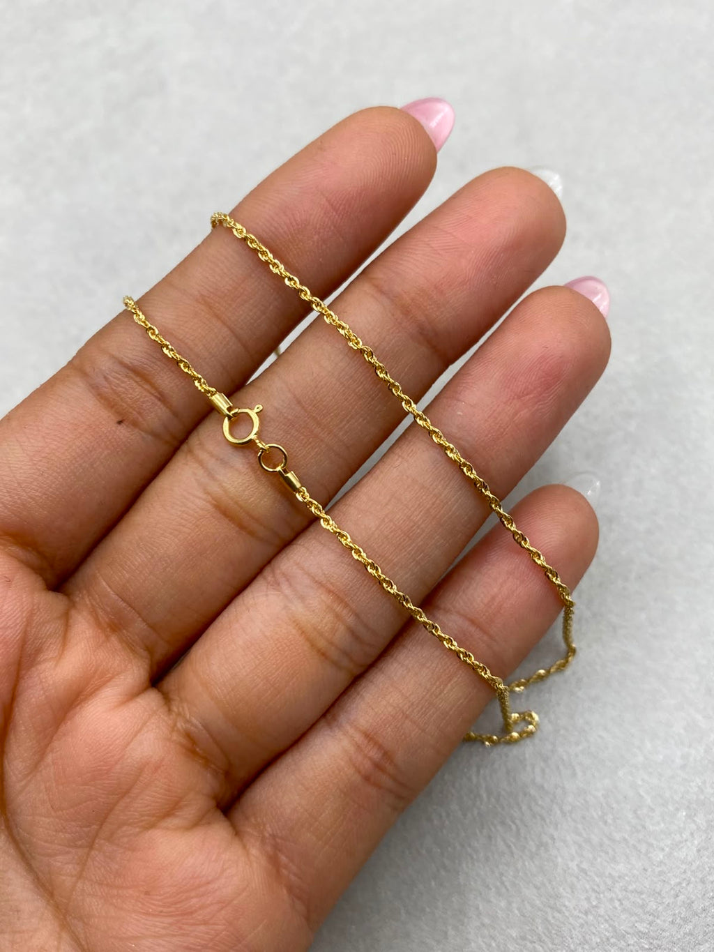 Cadena It mini lazo Oro amarillo 18k +1 / 0,83 Gr / 1 mm / 45 Cm