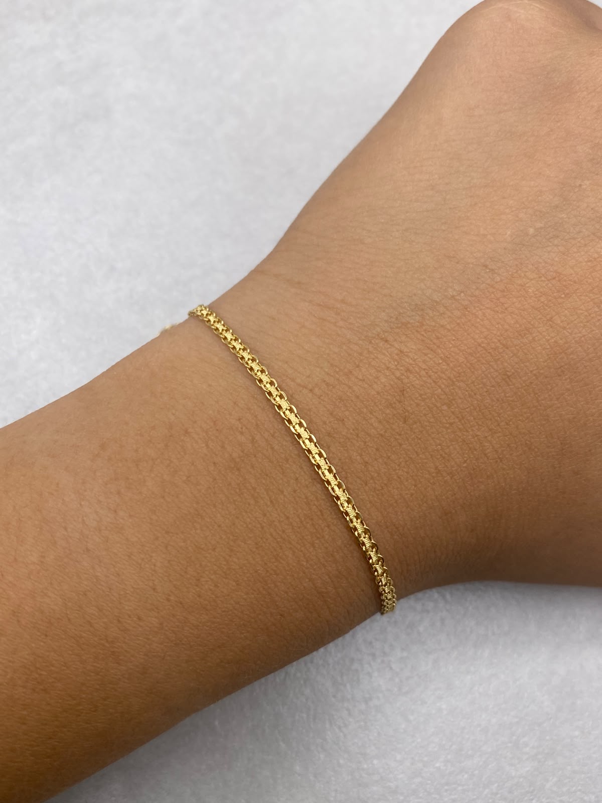 Pulso It Chino Oro amarillo 18k +1 / 1,94 Gr / 2,12 mm / 19 Cm