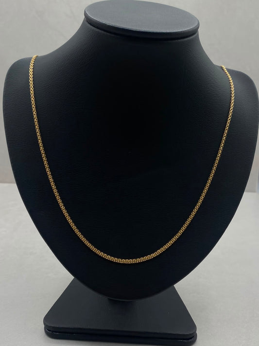 Cadena It china Oro amarillo 18k +1 / 5,70 Gr / 2 mm / 60 Cm