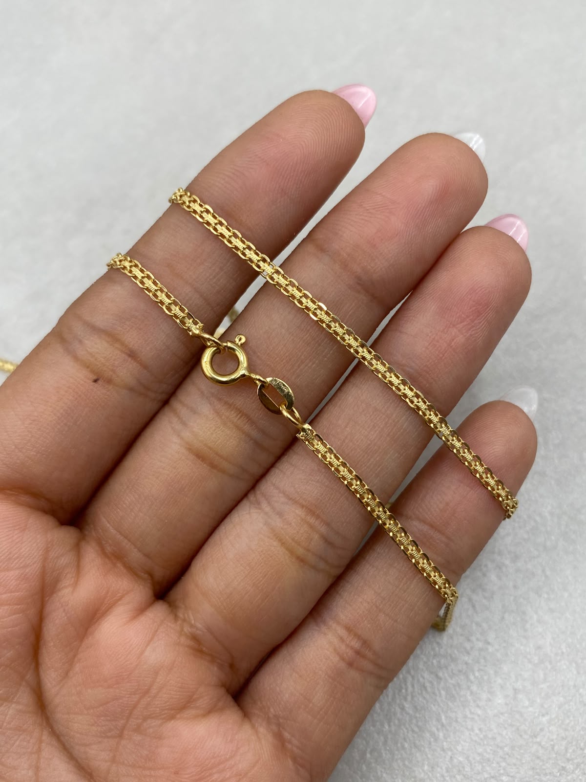 Cadena It china Oro amarillo 18k +1 / 5,70 Gr / 2 mm / 60 Cm