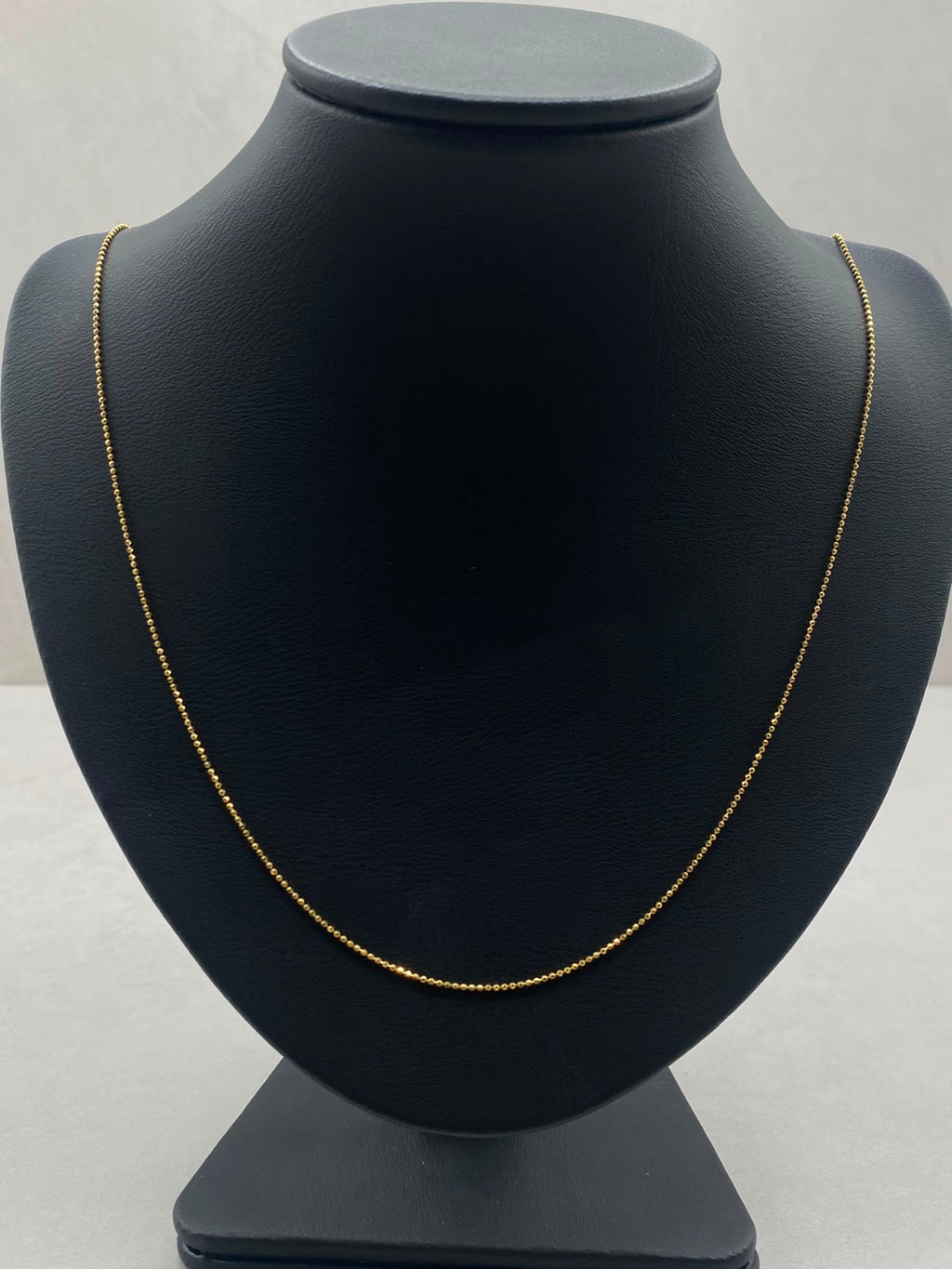 Cadena It mini militar Oro amarillo 18k +1 / 2,47 Gr / 1 mm / 60 Cm