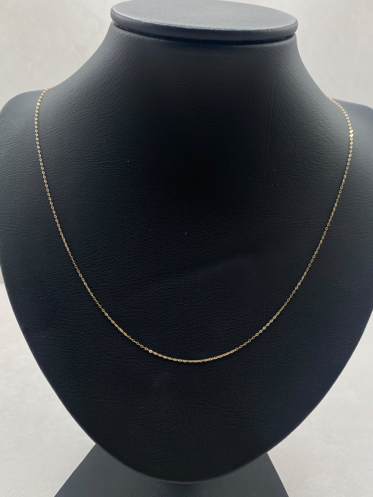 Cadena It aro seguido  Oro amarillo 18k 0,35 Gr / 1 mm / 45 Cm
