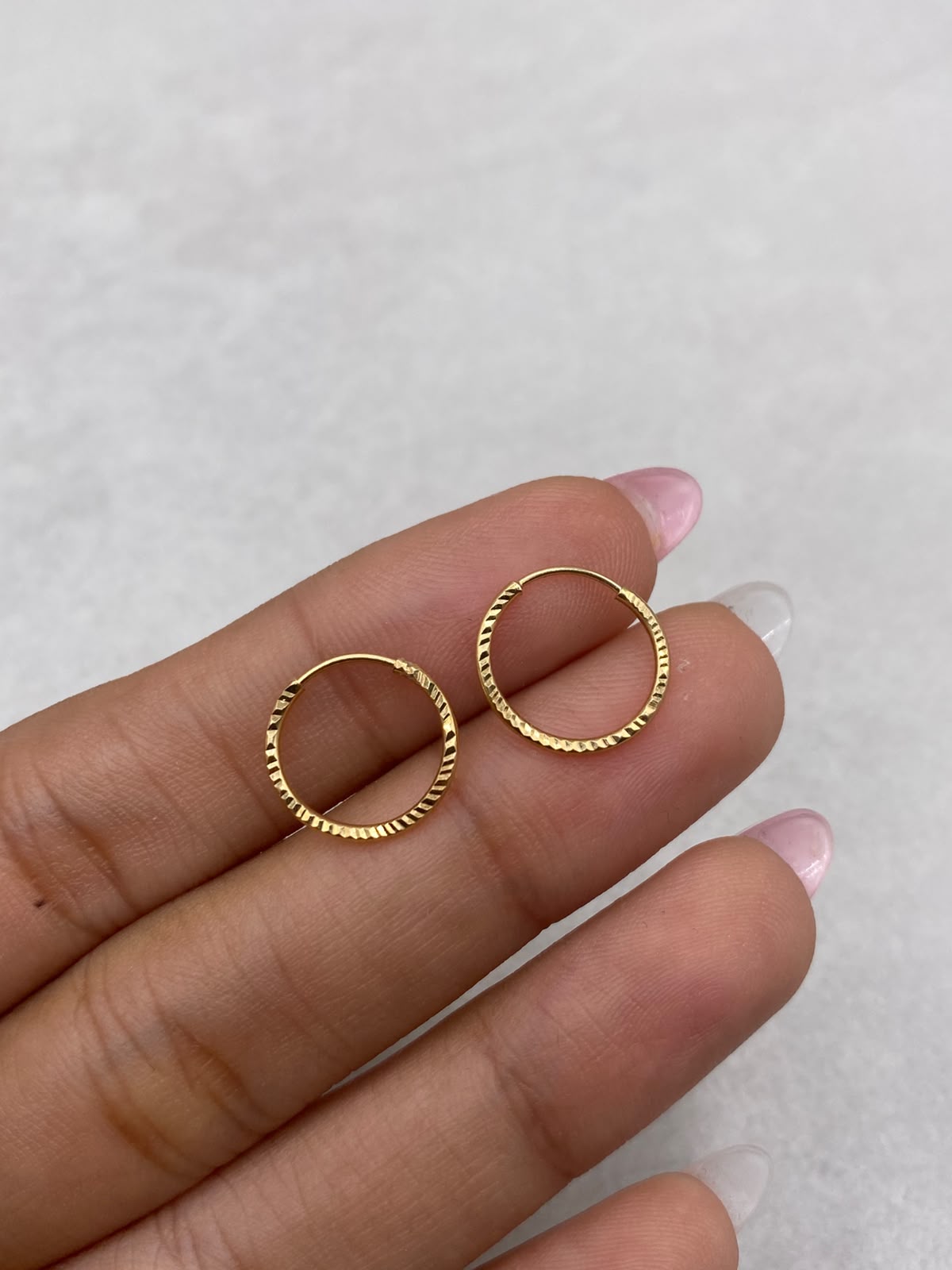 Candonga imperdible Oro amarillo 18k 0,56 Gr / 12 Cm