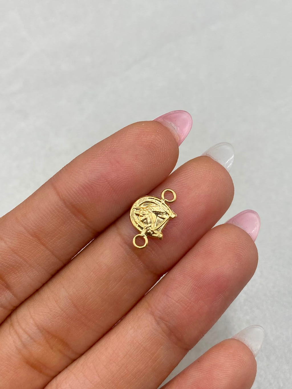 Herraje herradura Oro amarillo 18k 0,28 Gr / 8 Cm