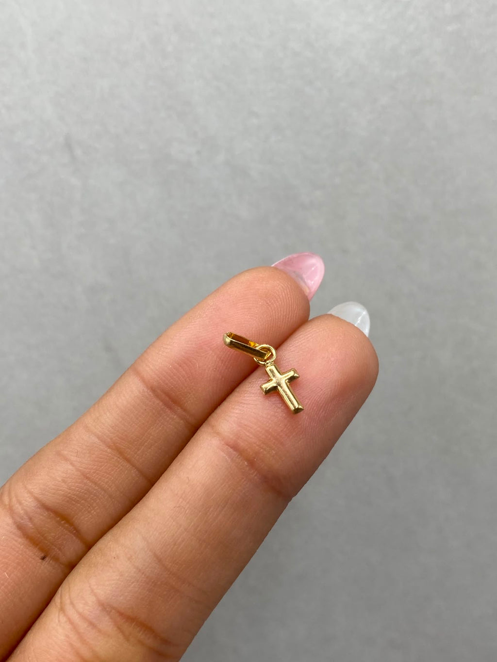 Dije cruz Oro amarillo 18k 0,26 Gr / 1,5 Cm