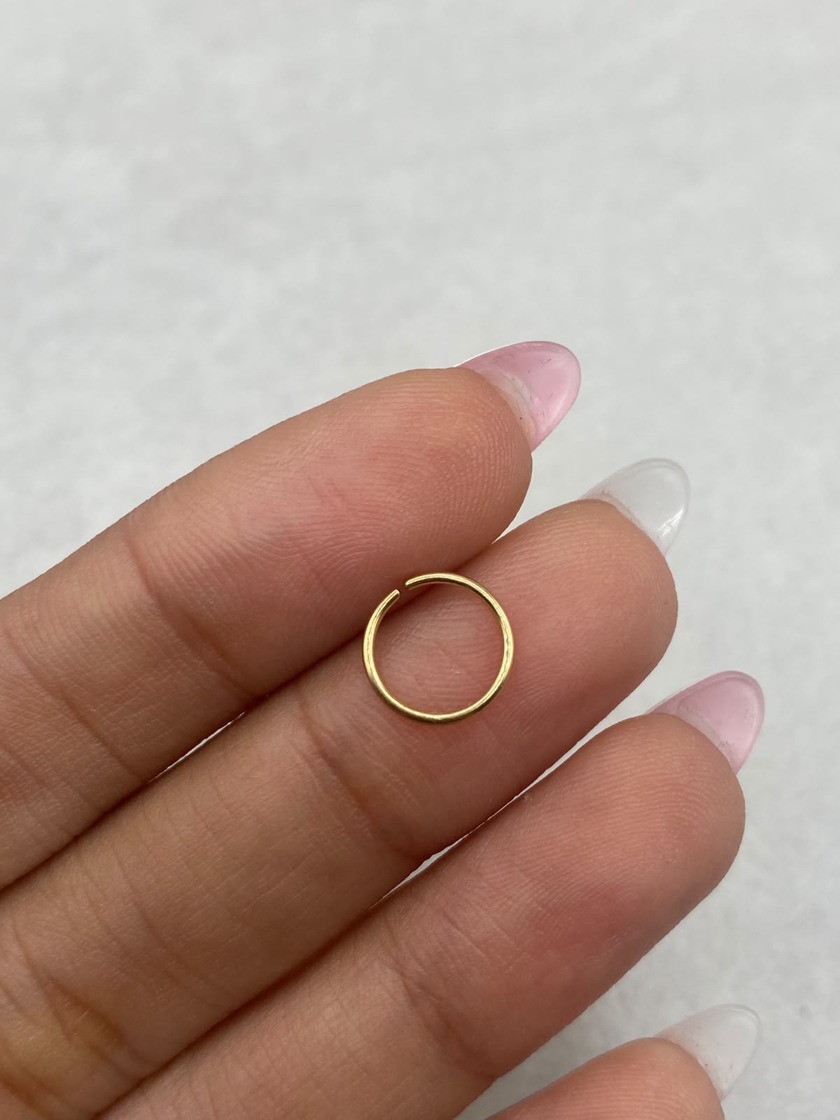 Piercing aro liso (Nariz)