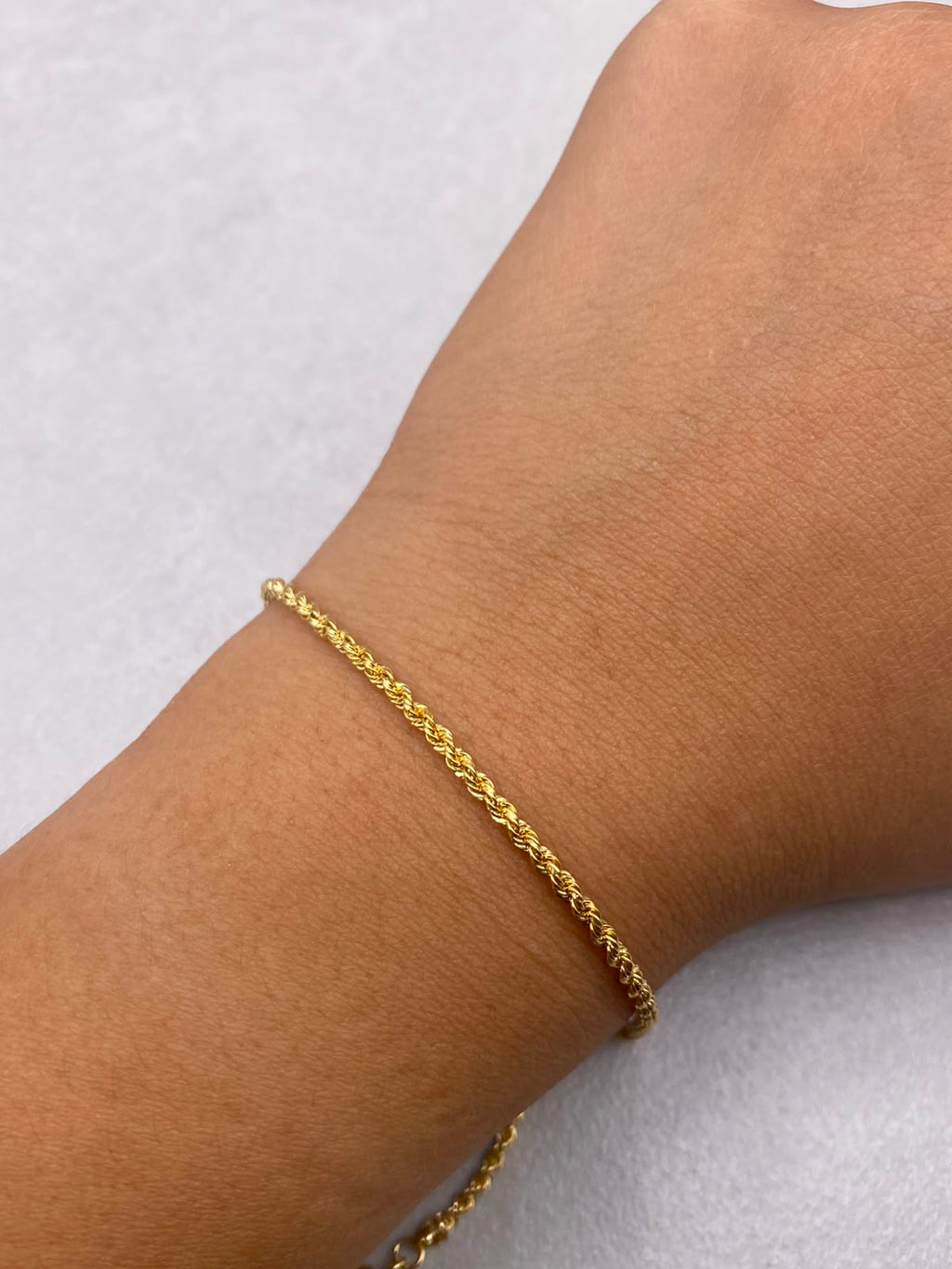 Pulso It mini lazo Oro amarillo 18k +1 / 1,36 Gr / 2 mm / 19 Cm